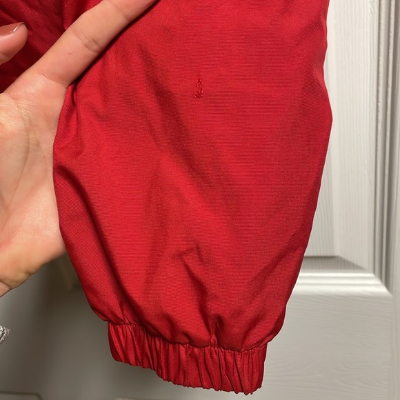 Women Size Small Nike USA Soccer Full Zip Windbreaker Jacket Red - Picture 4 of 5